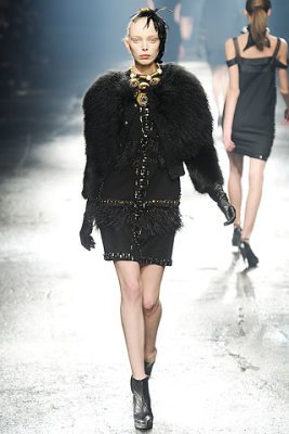 Lanvin F/W&apos;09 - Tanya Dziahileva