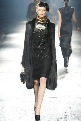 Lanvin F/W&apos;09 - Hanne Gaby Odiele