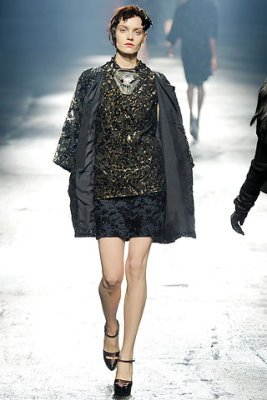 Lanvin F/W&apos;09 - Anna Jagodzinska