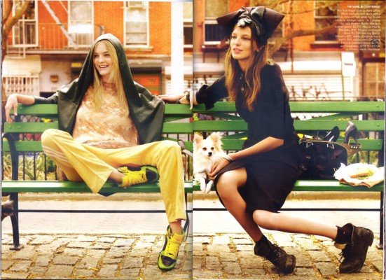 VOGUE July 2009 - Daria Werbowy &amp; Caroline Trentini 