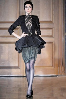 Christian Lacroix Haute Couture F/W 09.10 - Siri Tollerod
