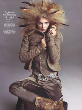 Vogue Paris August 2009 - Lily Donaldson