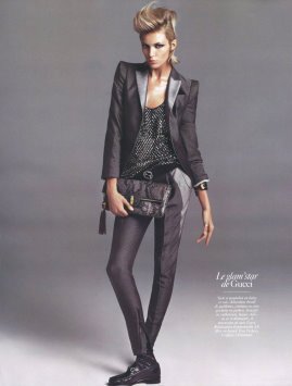 Vogue Paris August 2009 - Anja Rubik