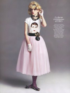 Vogue Paris August 2009 -  Raquel Zimmermann