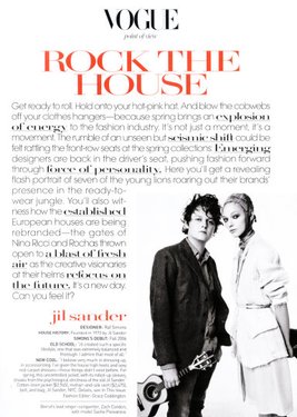 Vogue January 2010