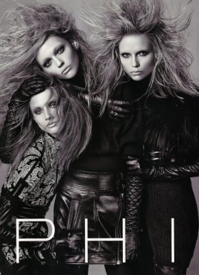 PHI F/W 09.10 - Natasha Poly,Sasha Pivovarova,Anna Selezneva