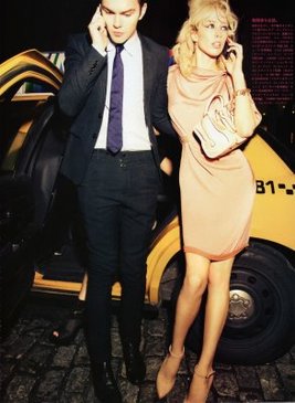 Vogue Nippon June 2010 : Raquel Zimmermann and Nicholas Hoult
