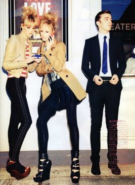 Vogue Nippon June 2010 : Caroline Trentini,Raquel Zimmermann and Nicholas Hoult