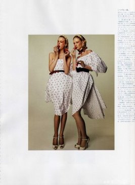 Vogue Nippon June 2010 : Sigrid Agren and Patricia van der Vliet 