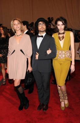 Met Gala 2010 - Sasha Pivovarova , Sean Lennon &amp; Kemp Muhl