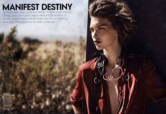 Vogue February 2011 : Arizona Muse