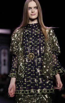 Anna Sui F/W 2011 - Mirte Maas