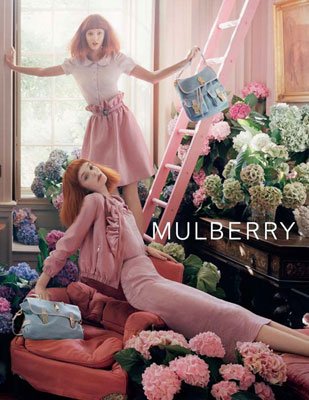 Mulberry S/S 2011 : Lindsey Wixson &amp; Nimue Smit