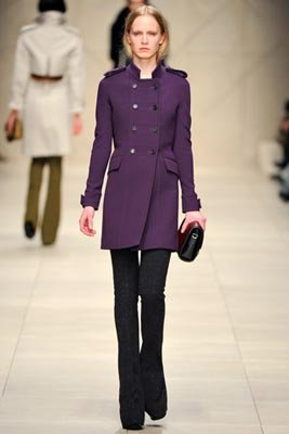 Burberry Prorsum F/W 2011 - Jenny Sinkaberg