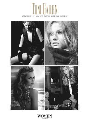 Show Packages-NY FW 11: Women - Toni Garrn