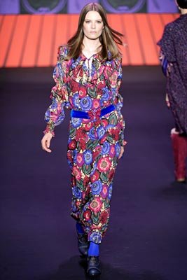 Anna Sui F/W 2011 - Caroline Brasch Nielsen