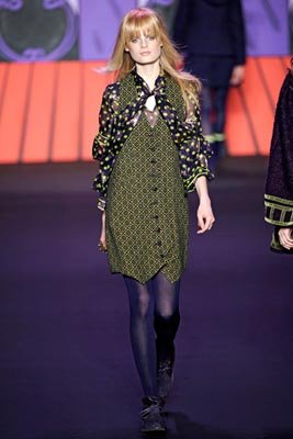 Anna Sui F/W 2011 - Hanne Gaby Odiele