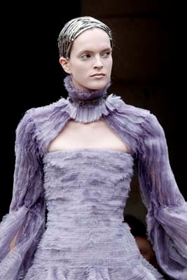 Alexander McQueen F/W 2011 - Mirte Maas