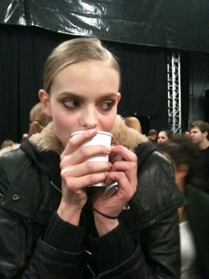 BCBG F/W 2011 Backstage - Numue Smit