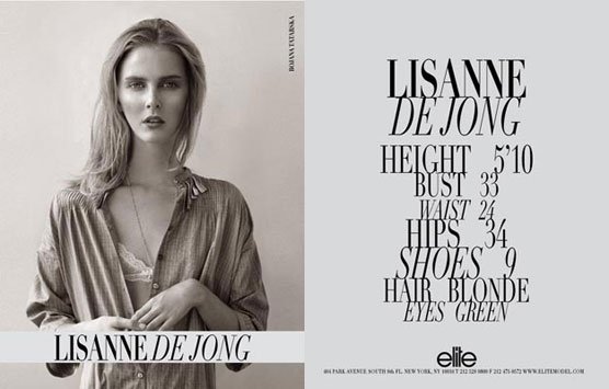 Show Packages-NY FW 11: Elite - Lisanne de Jong