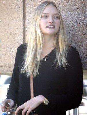 Gemma Ward taking a break from rehearsals at the State Theatre Company 