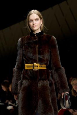 Burberry Prorsum F/W 2011 - Mirte Maas