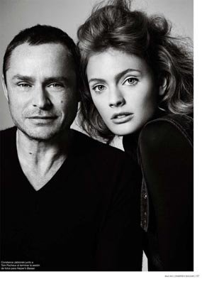 Harper&apos;s Bazaar Espan April 2011:Constance Jablonski &amp; Tom Pecheux