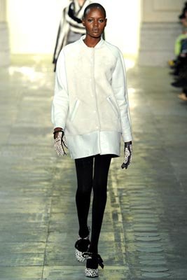 Topshop Unique F/W 2011 - Ajak Deng