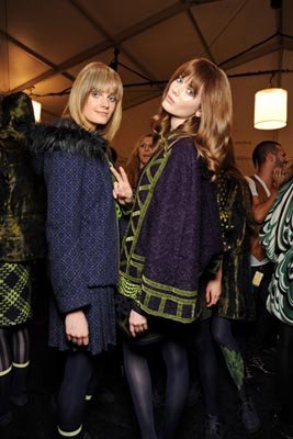Anna Sui F/W 2011 - Constance Jablonski &amp; Jac