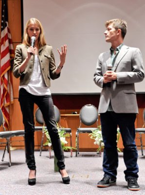 Sara Ziff &amp; Ole Schell at Fordham&apos;s Fashion Law Institute