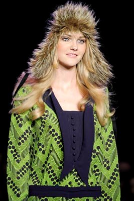 Anna Sui F/W 2011 - Caroline Trentini