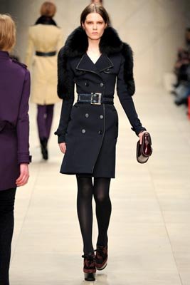 Burberry Prorsum F/W 2011 - Caroline Brasch Nielsen