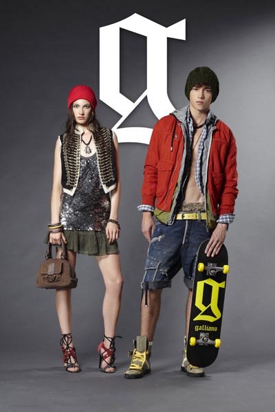 Galliano S/S 2011 Lookbook - Jacquelyn Jablonski &amp; Francisco Lachowski 