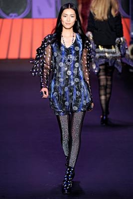 Anna Sui F/W 2011 - Liu Wen