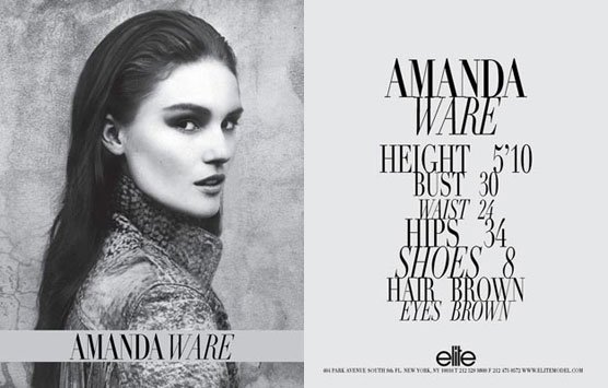 Show Packages-NY FW 11: Elite - Amanda Ware