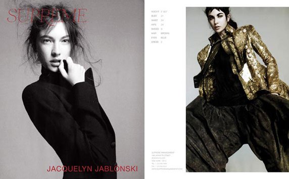 Show Packages-NY FW 11: Supreme - Jacquelyn Jablonski