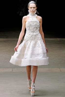 Alexander McQueen F/W 2011 - Siri Tollerod