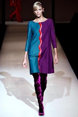 Alberta Ferretti F/W 2011 - Anja Rubik