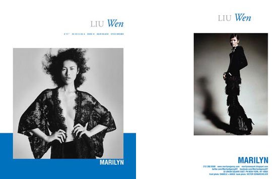 Show Packages-NY FW 11: Marilyn - Liu Wen