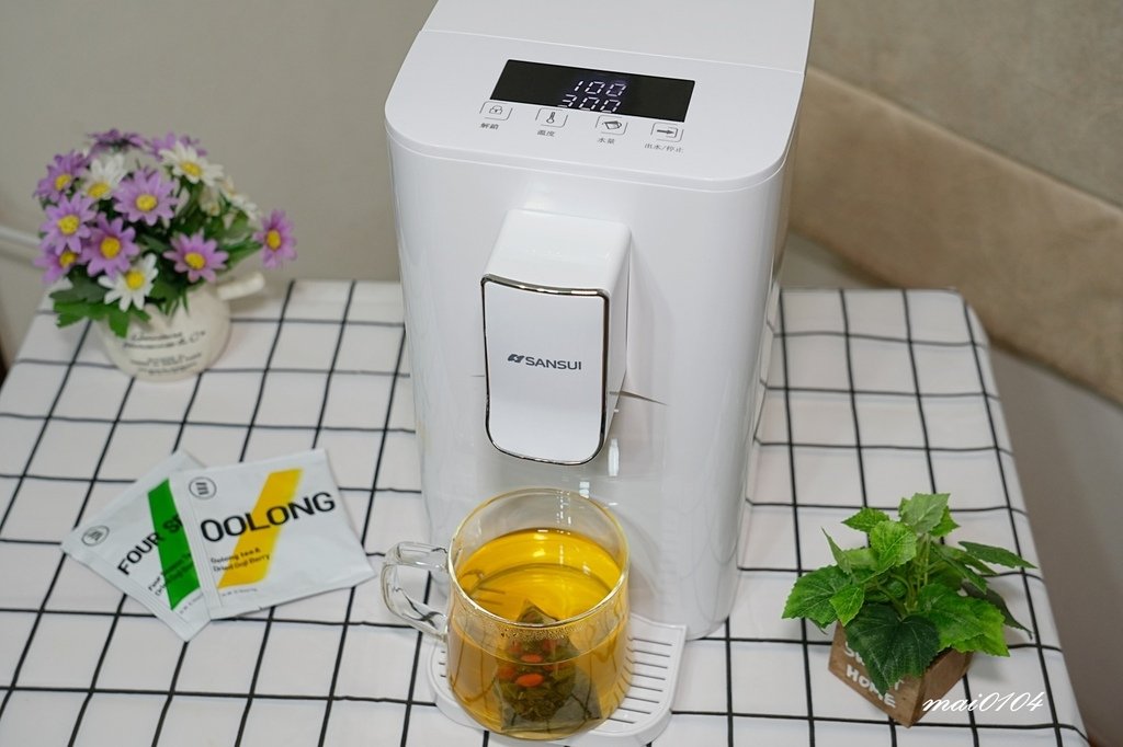 SANSUI山水｜小淨3秒瞬熱智慧溫控飲水機～9段溫控、免安