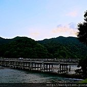向晚時分的渡月橋