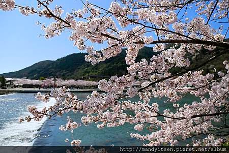 嵐山渡月橋畔