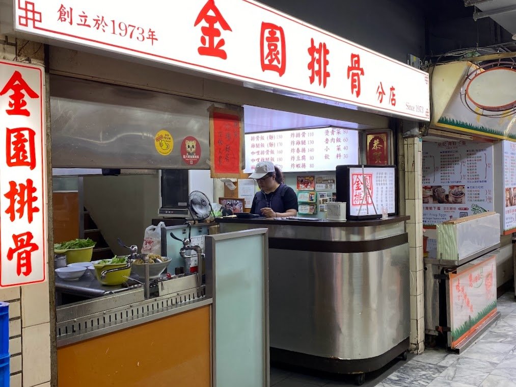台北美食 / 西門町 金園排骨 Jinyuan Pork, 