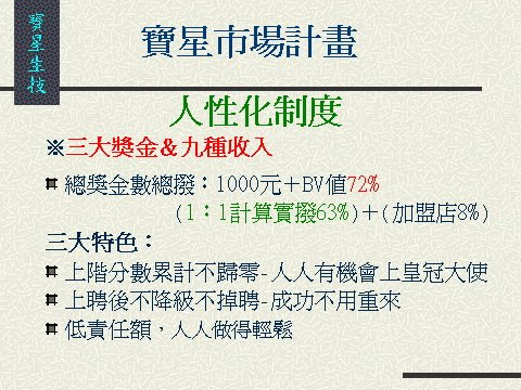 寶星市場行銷計畫
