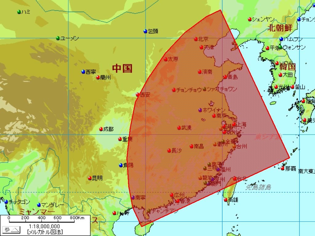 J/FPS-5 18公尺直徑雷達偵測距離約2000公里以上 12公尺直徑副雷達真測距離為1200公里