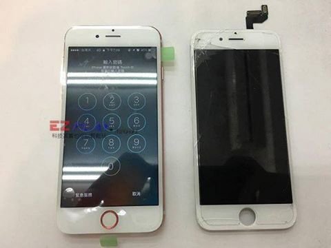 iphone6s面板破裂