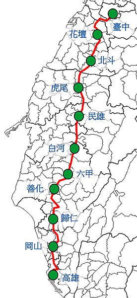 初冬南國單車物語第一天路線圖