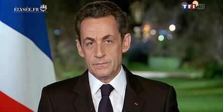 Sarkozy voeux 2012