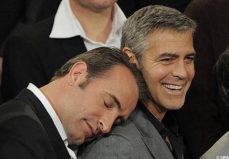 Jean Dujardin &amp; George Clooney