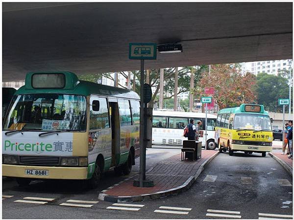 香港沙田公車站